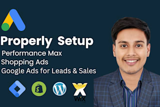 setup and manage google ads campaign performance max shopping ads for ecommerce