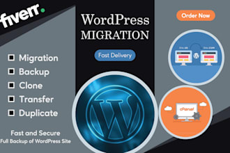 backup, migrate, transfer wordpress website