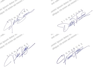 design personalized hand signatures