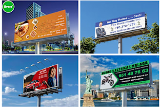 create professional business billboard delivery in 24 hours