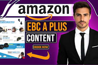 design attractive ebc a plus content and amazon listing images