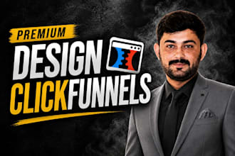 build clickfunnels landing page, sales funnel website in click funnel