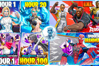 design a perfect 3d marvel rivals thumbnail