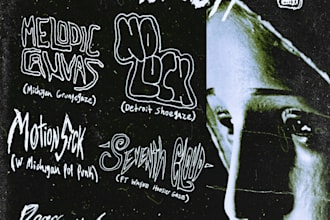 design a grunge alternative show flyer