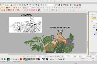 do digitizing image to embroidery