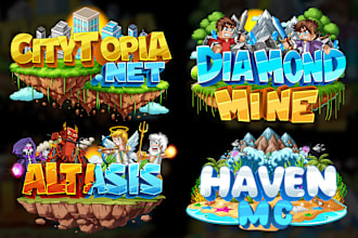 create minecraft server logo and server icon