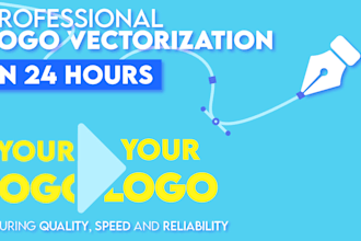 professionally vectorize, redraw, or recreate your logo