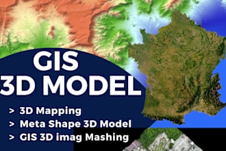create a 3d map real google location or 3d map modelling