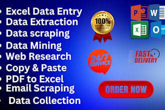 do lead generation, virtual assistance  data scrapping,and  mining  in less time