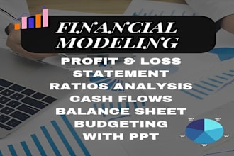 create financial model with projections, forecasts, profit and loss statements