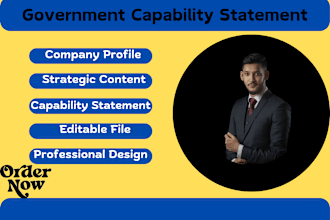 do government capability statement , capability statement