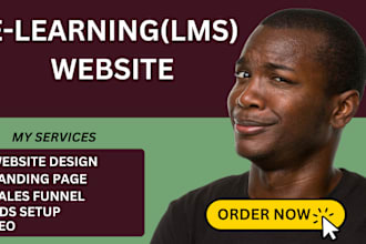 design elearning lms platform,course creation and website design with wordpress