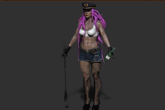 be 3d modular modeler, nsfw character, ue5 blender rig3d, bake texture, uv map