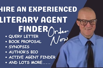 edit and write your query letter, book synopsis, book proposal and author bio