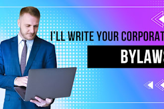 write your llc operating agreement or c or s corp bylaws
