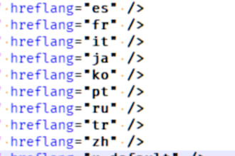 fix hreflang, alternate, canonical issues for multilingual websites