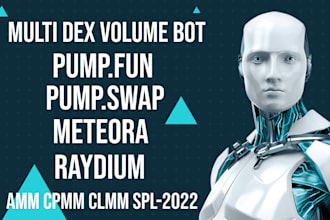 build auto crypto volume bot on pumpswap raydium meteora pumpfun