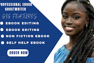 ghostwrite self help ebook, ebook ghostwriter, self help ebook writer ghost book