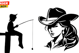 create vector silhouette, stencil and outline from ay image
