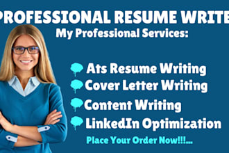 write federal, executive, lawyer resume, cover letter, cv linkedin in just 24hrs