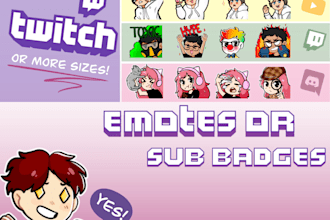 create amazing custom emotes and sub badges