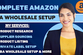 setup amazon fba wholesale, US brand product research, and brand approval