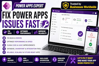 develop, fix or debug powerapps and power automate flows