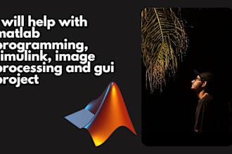 do matlab programming,simulink,image processing and gui app