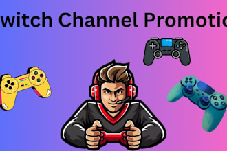 do organic twitch and kick promotion to bring in live viewers