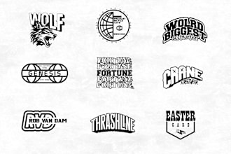 create dope urban streetwear logo design