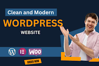 manage clean and modern wordpress website, site edit, update, fix, help, changes
