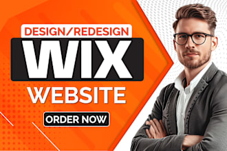 design, develop or redesign wix website, wix expert, wix developer