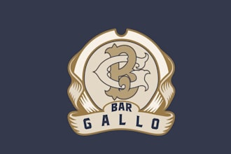 design excellent fresh bar gallo logo