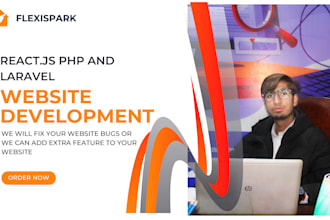 be your reactjs, php or laravel full stack website developer