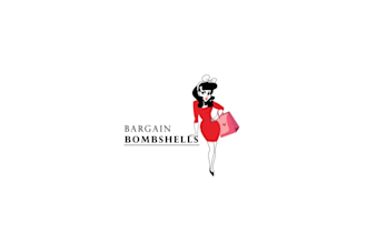 design classic bargain bombshells or fashion logo