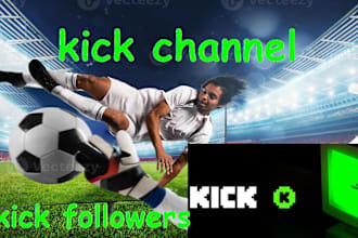 do organic kick promotion, kick channel, kick followers, twitch influencer