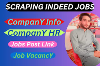 collect recruitment leads from linkedin,indeed, emails and their HR details