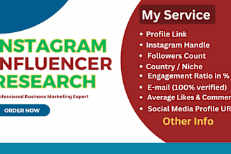 do best instagram influencer marketing research your niche