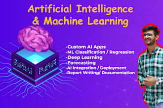 do data science and machine learning projects for you