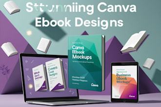 design canva ebook design, editing, formatting and layout design