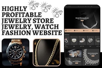 design jewelry store jewelry website watch website fashion website fashion store