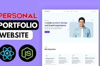 create an attractive personal portfolio website, portfolio design, UX portfolio