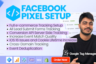 set facebook pixel, update shopify datalayer, capi, server side tracking by GTM