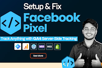 set facebook pixel, update shopify datalayer, capi, server side tracking by GTM