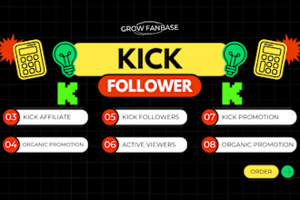 embed your kick channel to get active followers and viewers to reach affiliate