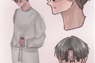 draw character sheet for you