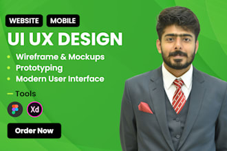 do UI UX design for mobile apps, websites, saas, or dashboard in figma
