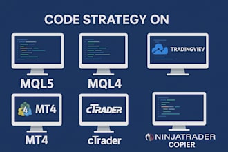 code strategy on mql5, mql4, tradingview, mt4, mt5, ctrader, ninjatrader copier