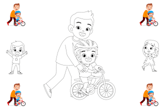 create an amazon KDP unique coloring book pages for kids and adults