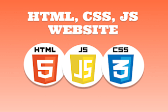 develop HTML, CSS, javascript responsive websites